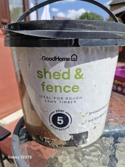Photo of free Fence & shed stain (DE14) #1