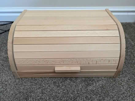 Photo of free Wooden bread bin (Lower Penwortham PR1) #1