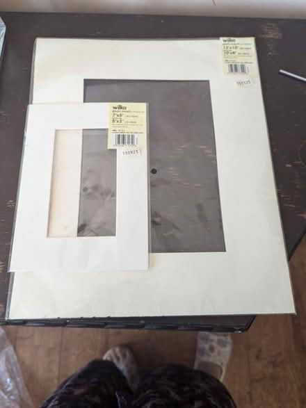 Photo of free 2 brand new cardboard photo mounts (Ridgeway S12) #1