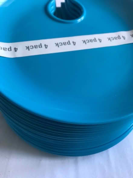 Photo of free 16 plastic plates with drinks holder (Wayfield ME5) #2