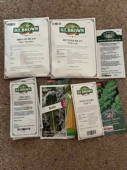 Photo of free Vegetable Seeds (Sandridge AL4) #1