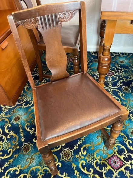 Photo of free Dining room table and 4 chairs (Greenstead CO4) #2