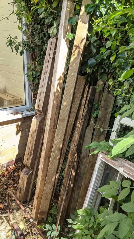 Photo of free Wood fence posts and timbers (Whaddon GL52) #1