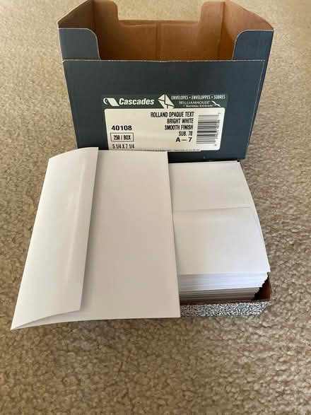 Photo of free A7 Envelopes (Lawrence and El Camino) #2