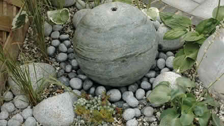 Photo of free Tumbled Fish Friendly Garden Stone (West Town WF13) #3