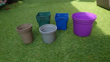 Photo of free Assorted Plastic Plant Pots (Bruntsfield EH10) #1