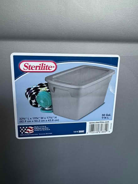 Photo of free 30 gal Sterilite bin (East Arlington) #2