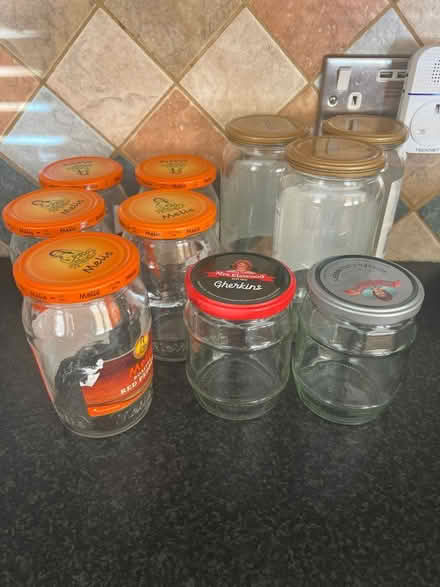 Photo of free Good sized jars all dishwashed (GU14) #1