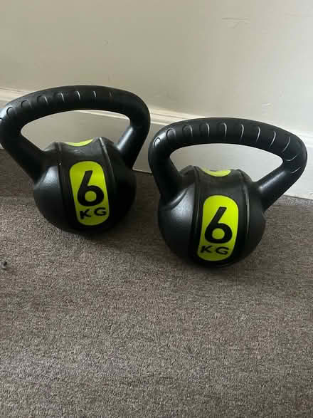 Photo of free 2 6kg kettlebells (SW12) #1