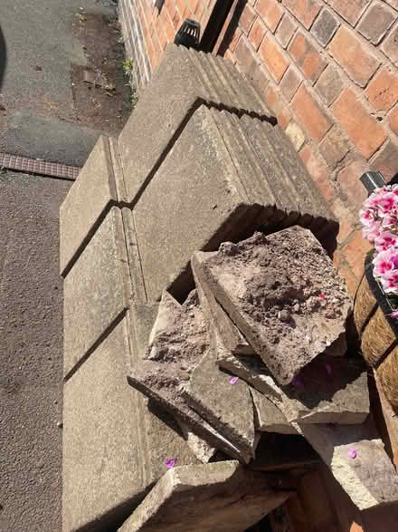 Photo of free Approximately 50x Garden Slabs - 45cm x 45cm Approximately (Emscote CV34) #3