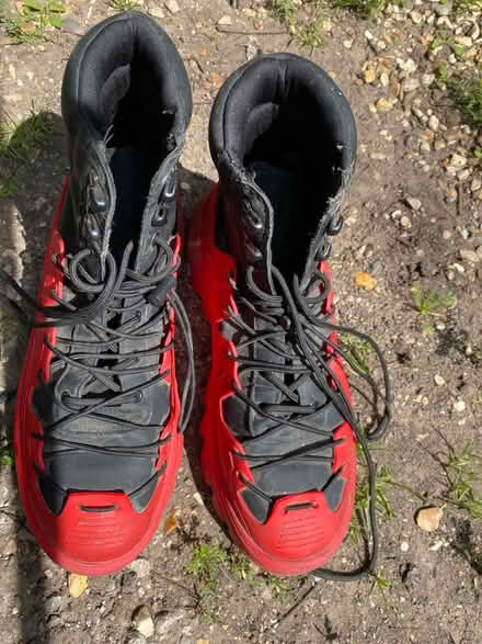 Photo of free Menâs / boys goth boots size 9 (Middlewich) #2