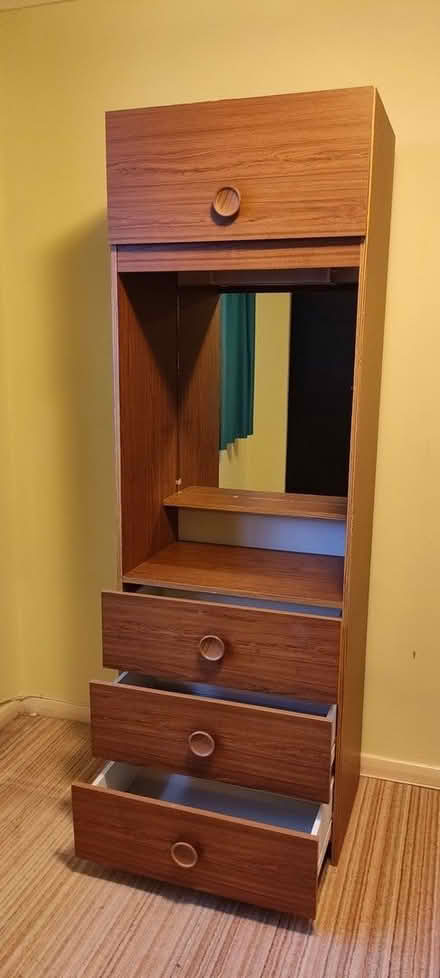 Photo of free Tall unit with dressing mirror and storage (Weeping Cross ST17) #1