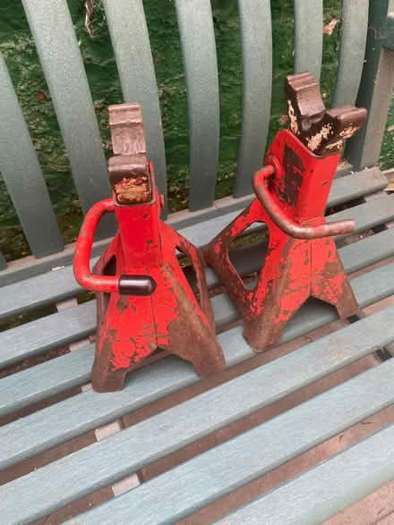 Photo of free 3 ton axle stands (Bidston Hill CH43) #2