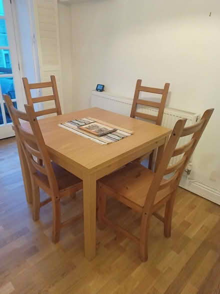 Photo of free Table and 4 Chairs (Bonsall DE4) #1