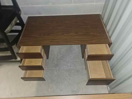 Photo of free Wood desk. 5 feet x 30 inches. Gaithersburg pickup #1