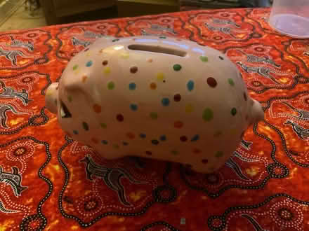 Photo of free Spotty painted piggy bank (Bedford MK42) #1