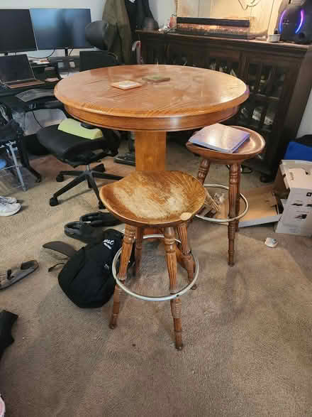 Photo of free Bar table, 4 stools (Scripps ranch) #1