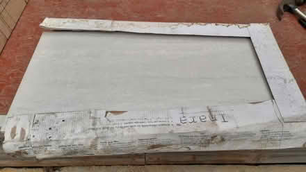 Photo of free 6 x Topps Tiles Inara Cloud porcelain tiles. 60.5 x 30.5cm x (South Ham RG22) #1