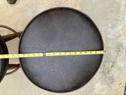 Photo of free Two (2) short round bar stools (515 12th St. Huntington Beach) #2
