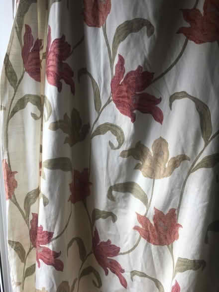Photo of free Pair Lined Curtains 168cm drop and 120cm wide (Lexden CO3) #1