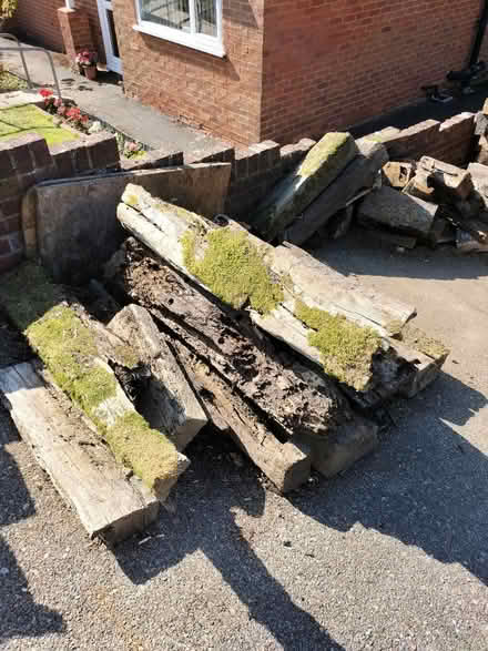 Photo of free Wooden sleepers (Hastings TN34) #1