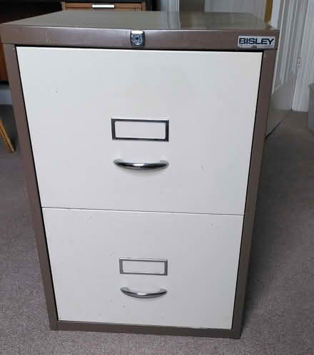 Photo of free Two-drawer filing cabinet (Ludworth Houses SK6) #1