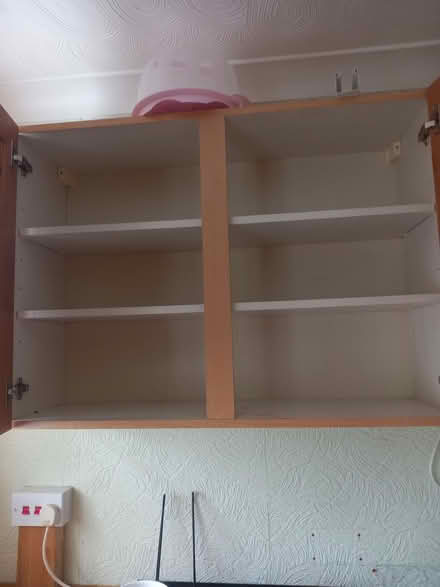 Photo of free Pine wall cupboard (Barnard's Green WR14) #2