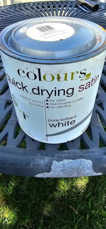 Photo of free Brilliant White Satin Finish Paint (Rickmansworth WD3) #1