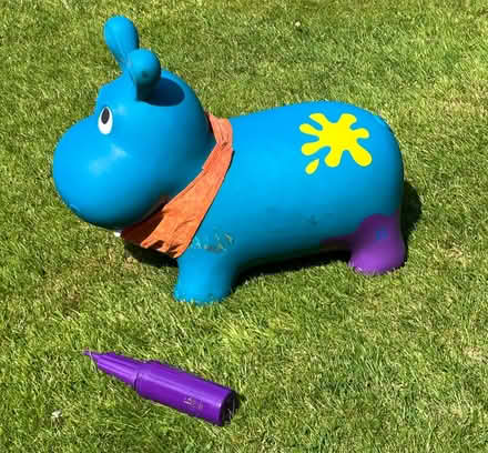 Photo of free Child’s Hippo Boucer with pump (Harpenden, AL5 near station) #1
