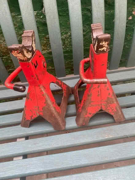 Photo of free 3 ton axle stands (Bidston Hill CH43) #1