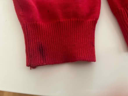 Photo of free Red v neck school jumper 10-11 (Withington M20) #3