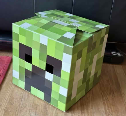 Photo of free Minecraft costume head (Sunnyvale near Raynor Park.) #1