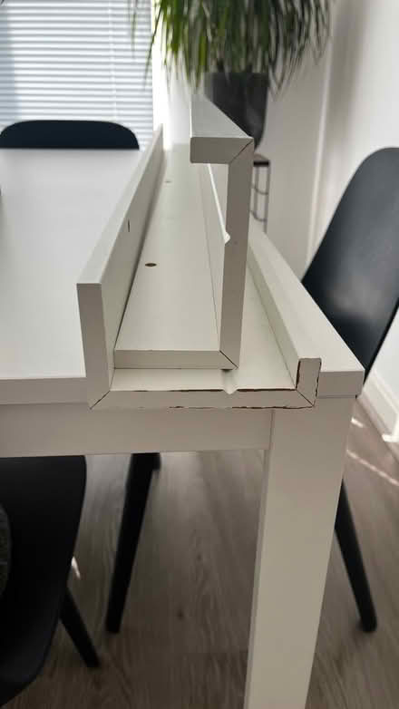 Photo of free 2 white wooden shelves (N4) #4