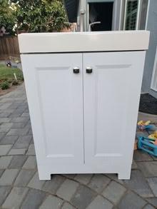 Photo of free 24" White Bathroom Vanity #1
