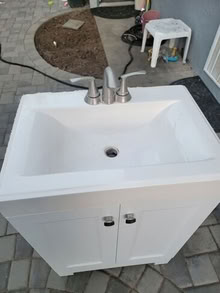 Photo of free 24" White Bathroom Vanity #2