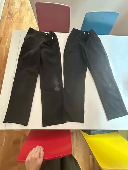 Photo of free Dark grey school trousers age 9-10 (Withington M20) #1