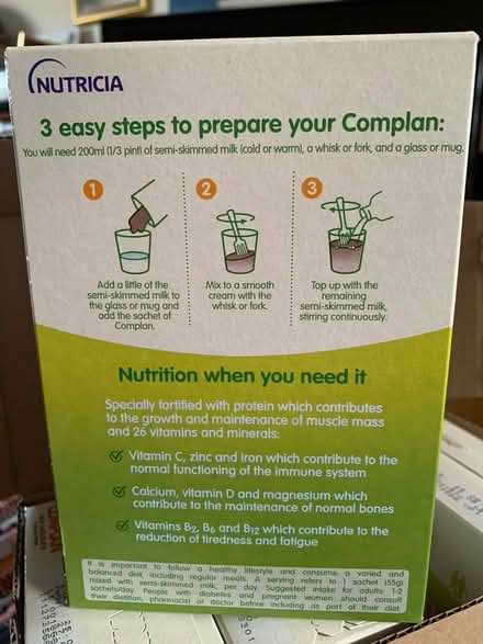 Photo of free Complan Chocolate drink powder (Bartley Green B32) #3