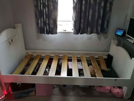 Photo of free White wood single bed (Broadwater SG2) #2