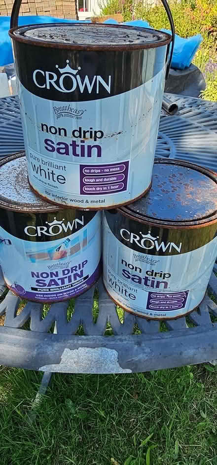 Photo of free Non-Drip Satin White Paint (Rickmansworth WD3) #1