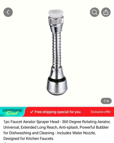 Photo of free Flexi tap sprayer (DA7) #1