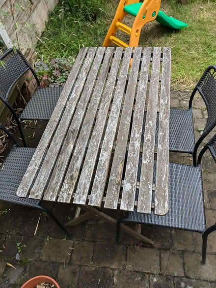 Photo of free Ikea garden table (Chorlton M21) #1