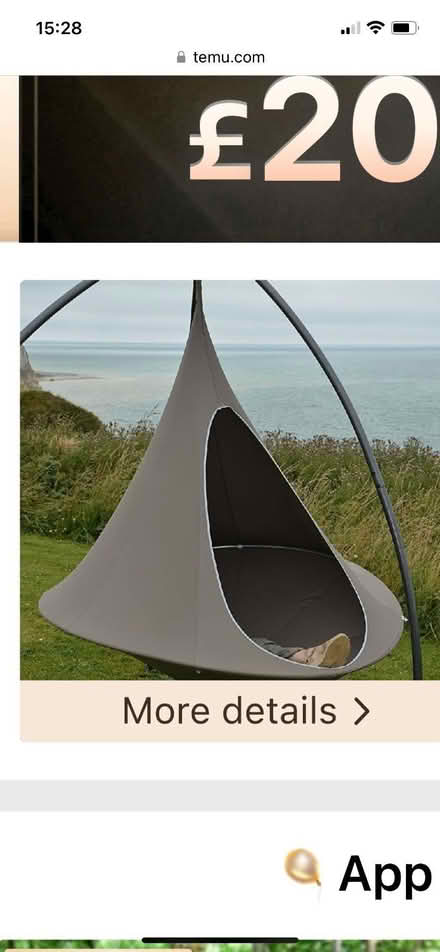 Photo of free Cacoon - hanging swing chair and support (Sydenham SE26) #1