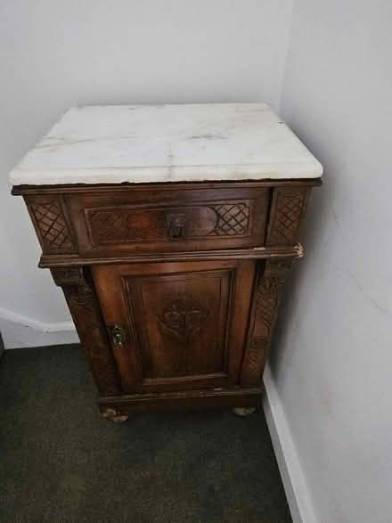 Photo of free Marble top wooden cabinet from Egypt (Bromley Common BR2) #1