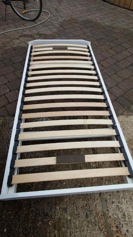 Photo of free Spare single bed with wheels (Tonbridge) #1
