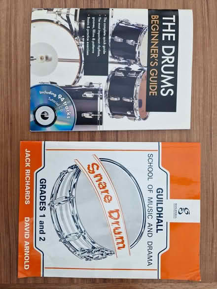 Photo of free 2 x Learn to play the Drums music books (Standerwick BA11) #1