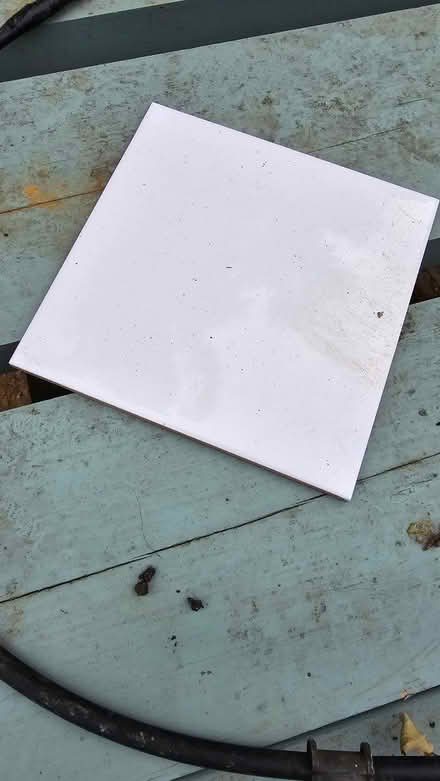 Photo of free Approximately 75 white 15cm tiles (New Bradwell MK13) #3