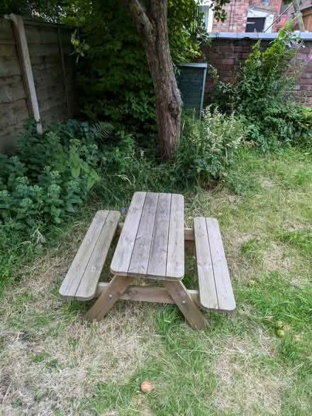 Photo of free Kids outdoor table and bench (Chorlton M21) #1