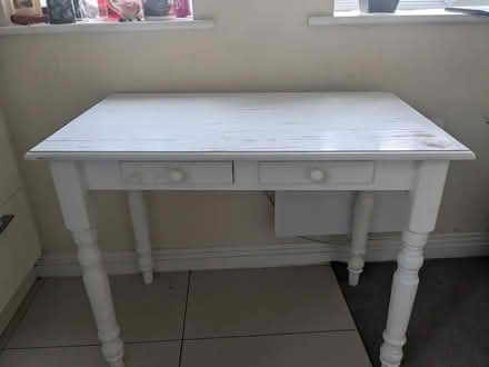 Photo of free White wooden kitchen or side table (Chesham HP5) #1