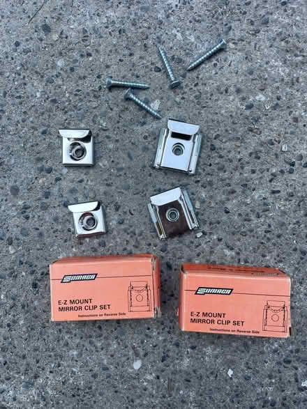 Photo of free Concealed mirror clip sets (Phinney Ridge) #1