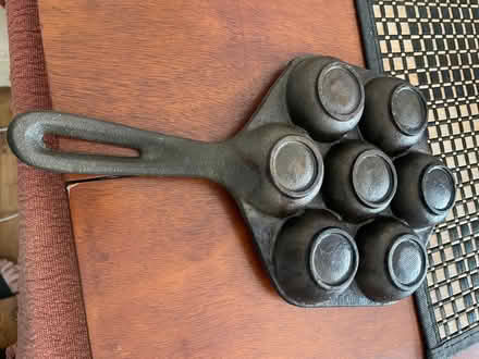 Photo of free Cast-iron Danish pancake pan. (Sydenham SE26) #2